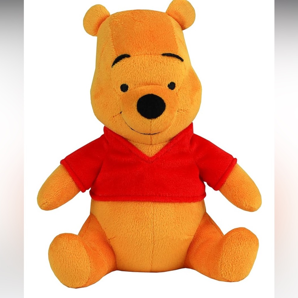 Disney Collectible 7.2-inch Winnie the Pooh Beanbag Plush, Super Soft Plush